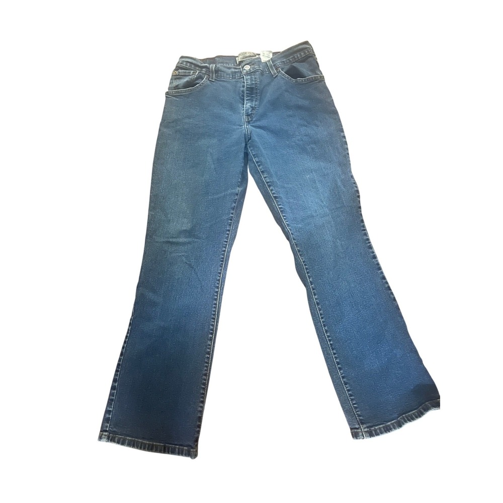 Levis 550 Classic Relaxed Bootcut Jeans Medium Wash Blue Denim Womens 12S